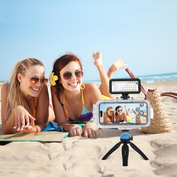 For iPhone 16 Pro PULUZ 40m/130ft Waterproof Diving Case Photo Video Taking Underwater Housing Cover (Transparent) - iPhone 16 Pro Cases by PULUZ | Online Shopping UK | buy2fix