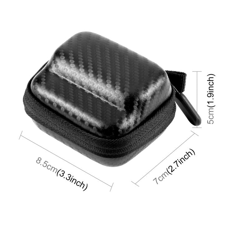 For Insta360 GO 3 / GO 3S PULUZ Mini Body Bag Portable Carbon Fiber EVA Storage Bag (Black) by PULUZ