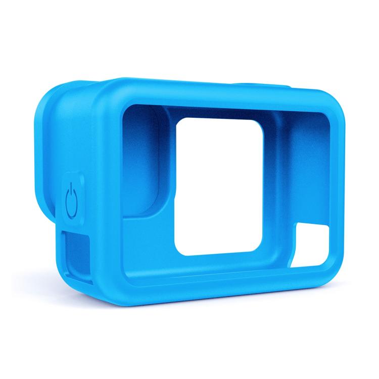 For GoPro HERO13 Black PULUZ Silicone Protective Case Cover with Wrist Strap & Lens Cover (Blue) by PULUZ