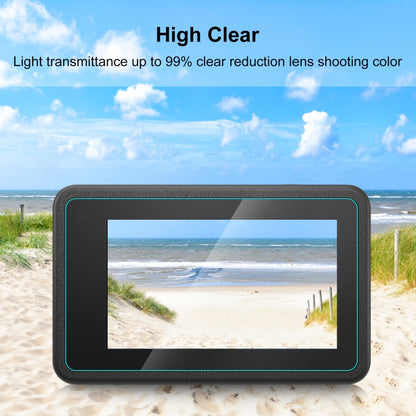 For DJI Osmo Action 4 PULUZ 3-in-1 Lens Front and Back Screen Tempered Glass Explosion-proof Film (Transparent) by PULUZ