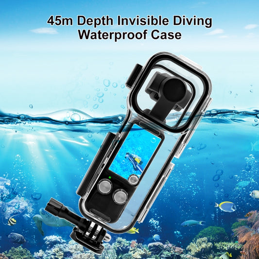 For DJI Osmo Pocket 3 PULUZ 45m Underwater Waterproof Housing Diving Case (Transparent) by PULUZ