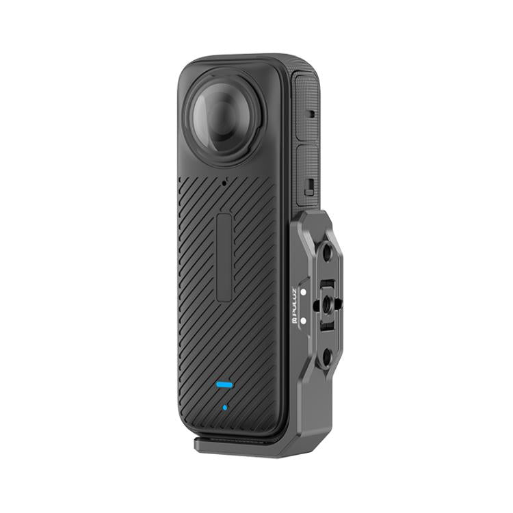 For Insta360 X4 / X5 PULUZ Vertical Horizontal Shooting Quick Release Metal L Bracket (Black) by PULUZ