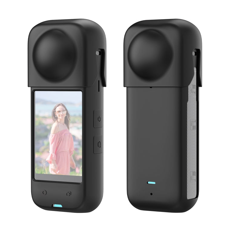 For Insta360 X4 PULUZ Full Body Dust-proof Silicone Protective Case (Black) - Case & Bags by PULUZ | Online Shopping UK | buy2fix