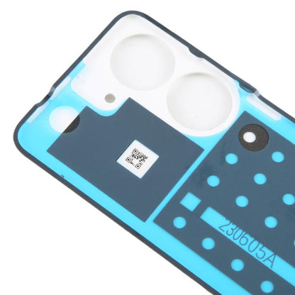 For Asus Zenfone 10 AI2302 Leather Material Battery Back Cover(White) - Back Cover by buy2fix | Online Shopping UK | buy2fix