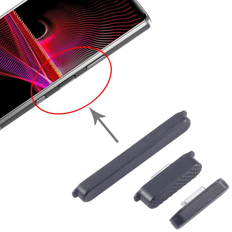 For Sony Xperia 1 III Original Power Button and Volume Control Button (Black) - Others by buy2fix | Online Shopping UK | buy2fix