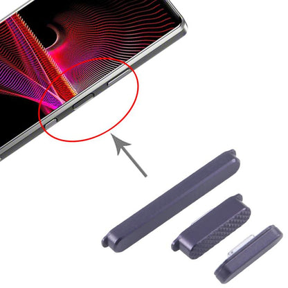 For Sony Xperia 1 III Original Power Button and Volume Control Button (Purple) - Others by buy2fix | Online Shopping UK | buy2fix