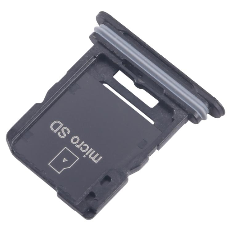 For Sony Xperia Ace III SIM + Micro SD Card Tray (Black) - Card Tray by buy2fix | Online Shopping UK | buy2fix