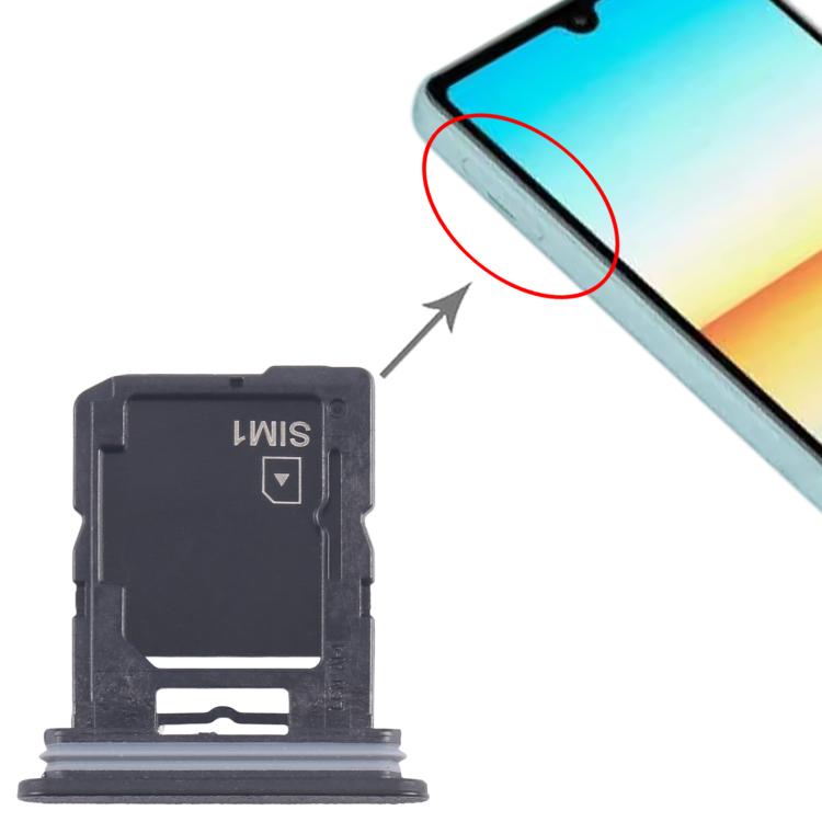 For Sony Xperia Ace III SIM + Micro SD Card Tray (Black) - Card Tray by buy2fix | Online Shopping UK | buy2fix