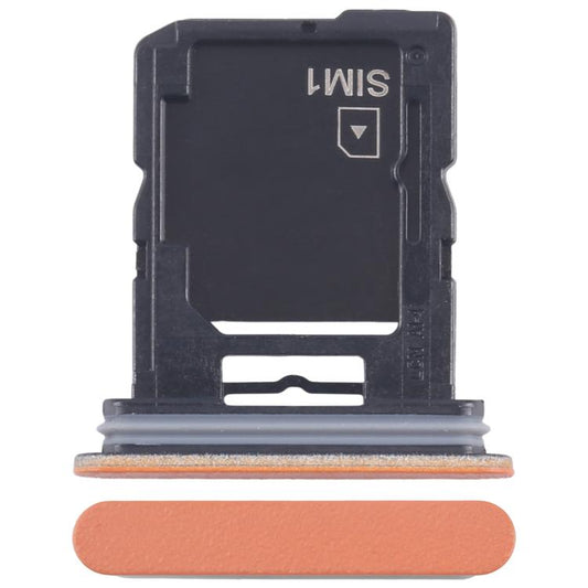 For Sony Xperia Ace III SIM + Micro SD Card Tray (Orange) - Card Tray by buy2fix | Online Shopping UK | buy2fix