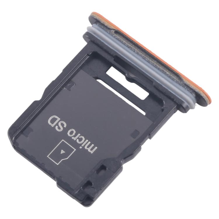 For Sony Xperia Ace III SIM + Micro SD Card Tray (Orange) - Card Tray by buy2fix | Online Shopping UK | buy2fix