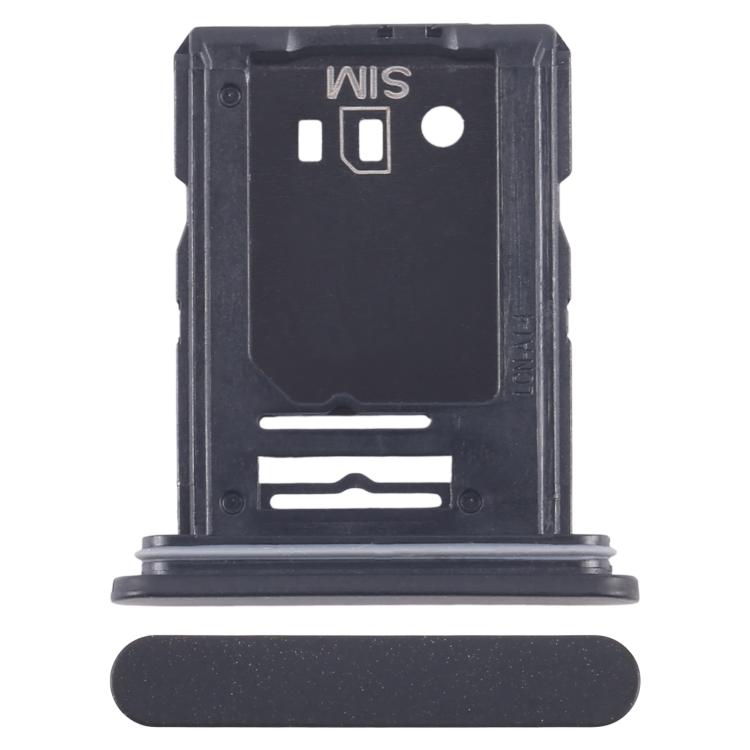 For Sony Xperia 10 VI SIM + Micro SD Card Tray (Black) - Card Tray by buy2fix | Online Shopping UK | buy2fix