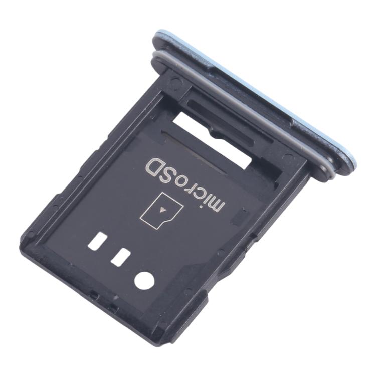 For Sony Xperia 10 VI SIM + Micro SD Card Tray (Blue) - Card Tray by buy2fix | Online Shopping UK | buy2fix