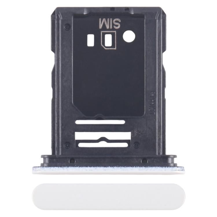 For Sony Xperia 10 VI SIM + Micro SD Card Tray (White) - Card Tray by buy2fix | Online Shopping UK | buy2fix