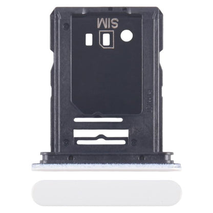 For Sony Xperia 10 VI SIM + Micro SD Card Tray (White) - Card Tray by buy2fix | Online Shopping UK | buy2fix