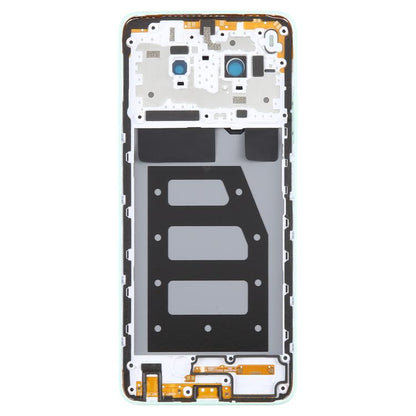 For ZTE Blade V70 Max Plastic Battery Back Cover with Middle Frame / Camera Lens Cover(Green) - For ZTE by buy2fix | Online Shopping UK | buy2fix
