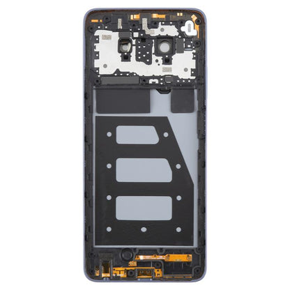 For ZTE Blade V70 Max Plastic Battery Back Cover with Middle Frame / Camera Lens Cover(Purple) - For ZTE by buy2fix | Online Shopping UK | buy2fix