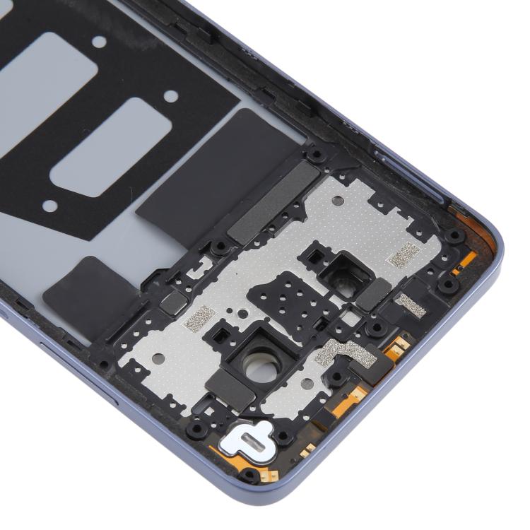 For ZTE Blade V70 Max Plastic Battery Back Cover with Middle Frame / Camera Lens Cover(Purple) - For ZTE by buy2fix | Online Shopping UK | buy2fix