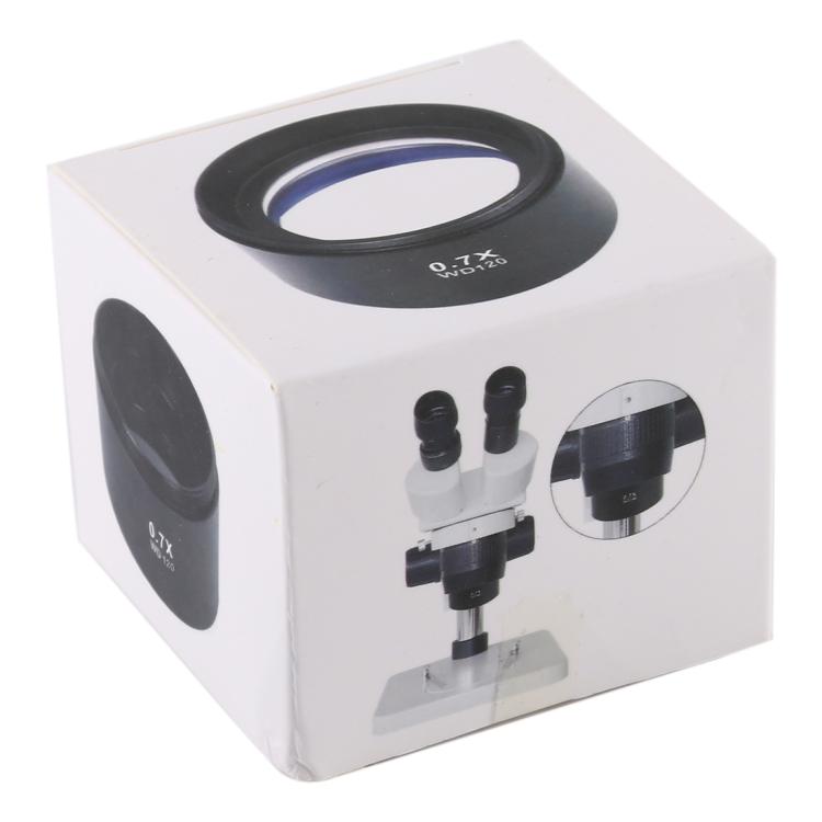 Stereo Microscopes Auxiliary Objective Lens Barlow Lens Magnifier 0.7X WD120 - Digital Microscope by buy2fix | Online Shopping UK | buy2fix