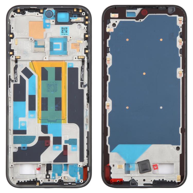 For Nothing Phone 2a A142 Middle Frame Bezel Plate (Black) - For Nothing by buy2fix | Online Shopping UK | buy2fix