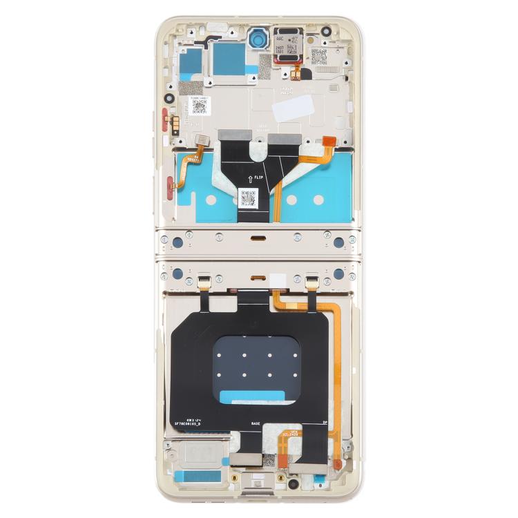 For Motorola Razr 2024 Original LCD Screen Digitizer Full Assembly with Frame (Orange) - LCD Screen by buy2fix | Online Shopping UK | buy2fix