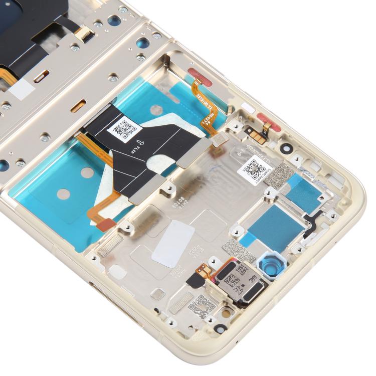 For Motorola Razr 2024 Original LCD Screen Digitizer Full Assembly with Frame (Orange) - LCD Screen by buy2fix | Online Shopping UK | buy2fix