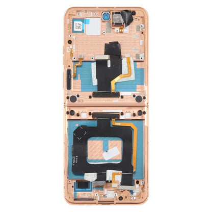 For Motorola Razr 50 Ultra Original LCD Screen Digitizer Full Assembly with Frame (Gold) - LCD Screen by buy2fix | Online Shopping UK | buy2fix