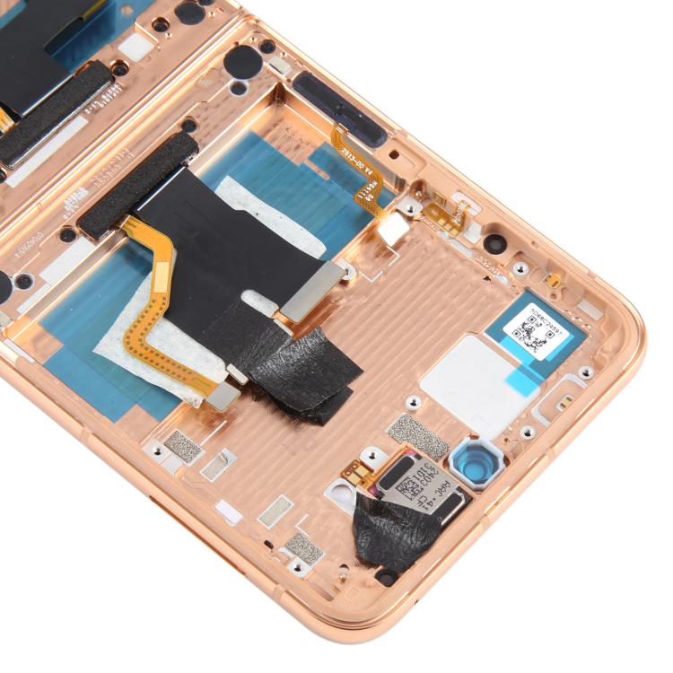 For Motorola Razr 50 Ultra Original LCD Screen Digitizer Full Assembly with Frame (Gold) - LCD Screen by buy2fix | Online Shopping UK | buy2fix