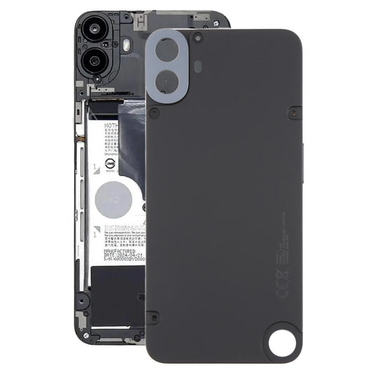 For Nothing CMF Phone 1 Original Back Cover with Camera Lens Cover(Black) - For Nothing by buy2fix | Online Shopping UK | buy2fix