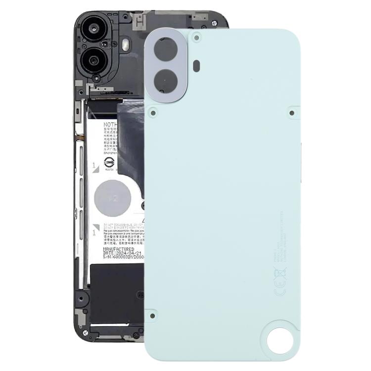 For Nothing CMF Phone 1 Original Back Cover with Camera Lens Cover(Green) - For Nothing by buy2fix | Online Shopping UK | buy2fix