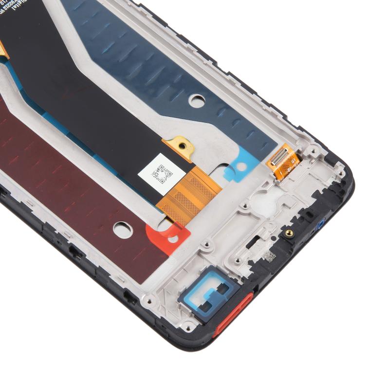 For ZTE Blade V70 Max LCD Screen Digitizer Full Assembly with Frame (Black) - For ZTE by buy2fix | Online Shopping UK | buy2fix