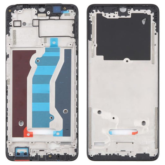 For ZTE Blade V70 Max Front Housing LCD Frame Bezel Plate (Black) - For ZTE by buy2fix | Online Shopping UK | buy2fix
