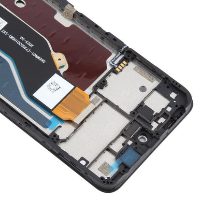 For ZTE Blade A75 4G / V60 Smart LCD Screen Digitizer Full Assembly with Frame (Black) - For ZTE by buy2fix | Online Shopping UK | buy2fix