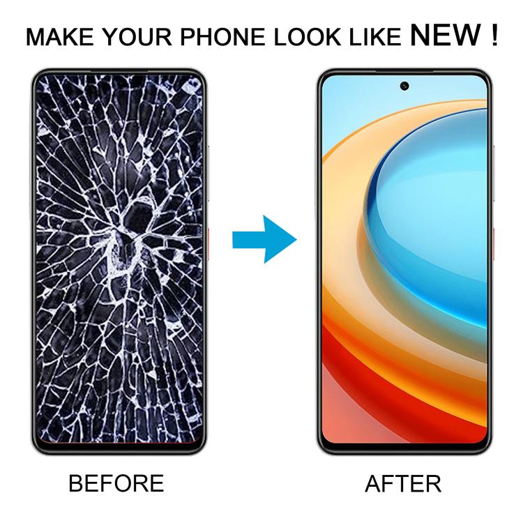 For ZTE Blade A75 4G / V60 Smart LCD Screen Digitizer Full Assembly with Frame (Black) - For ZTE by buy2fix | Online Shopping UK | buy2fix