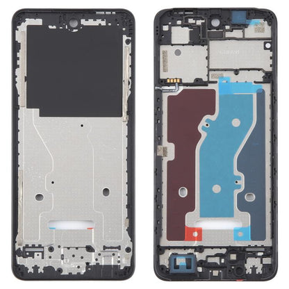For ZTE Blade A75 5G / V60 Smart Front Housing LCD Frame Bezel Plate (Black) - For ZTE by buy2fix | Online Shopping UK | buy2fix
