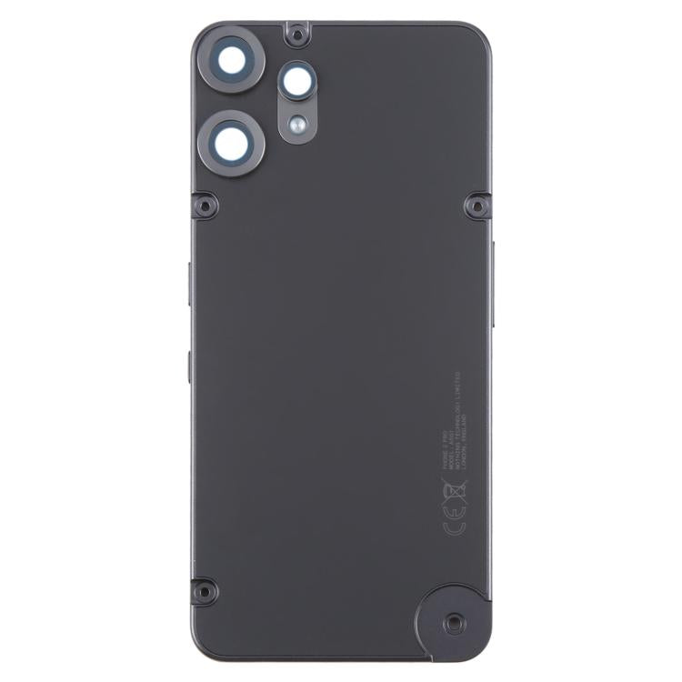 For Nothing CMF Phone 2 Pro Original Back Cover with Camera Lens Cover(Black) - For Nothing by buy2fix | Online Shopping UK | buy2fix