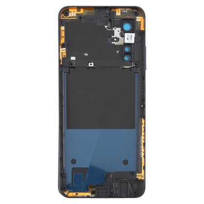 For ZTE Axon 40 Lite Plastic Battery Back Cover with Middle Frame / Camera Lens Cover(Black) - For ZTE by buy2fix | Online Shopping UK | buy2fix