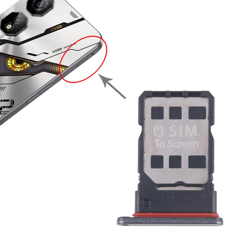 For ZTE nubia Neo 2 Z2352N SIM Card Tray (Black) - For ZTE by buy2fix | Online Shopping UK | buy2fix