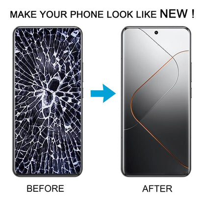 For Xiaomi 14 Pro AMOLED Original LCD Screen Digitizer Full Assembly with Frame (Silver) - LCD Screen by buy2fix | Online Shopping UK | buy2fix