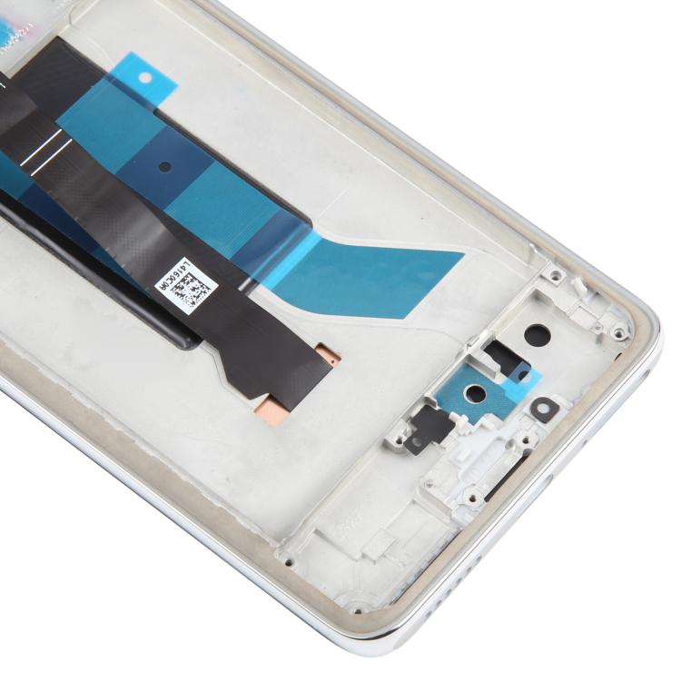 For Xiaomi Poco X7 5G AMOLED Original LCD Screen Digitizer Full Assembly with Frame (Silver) - LCD Screen by buy2fix | Online Shopping UK | buy2fix