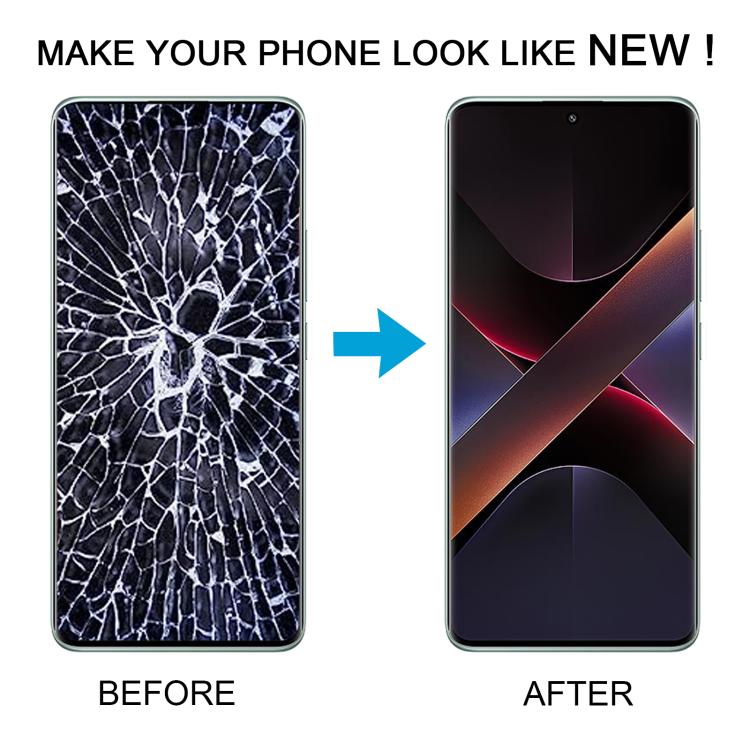 For Xiaomi Poco X7 5G AMOLED Original LCD Screen Digitizer Full Assembly with Frame (Green) - LCD Screen by buy2fix | Online Shopping UK | buy2fix