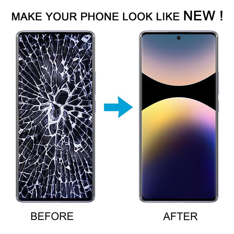 For Xiaomi Redmi Note 14 Pro 4G AMOLED Original LCD Screen Digitizer Full Assembly with Frame (Black) - LCD Screen by buy2fix | Online Shopping UK | buy2fix