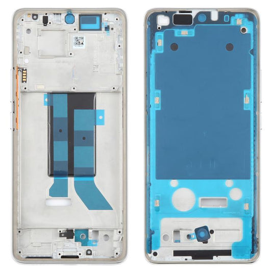 For Xiaomi Poco X7 5G Original Middle Frame Bezel Plate (Silver) - Frame Bezel Plate by buy2fix | Online Shopping UK | buy2fix