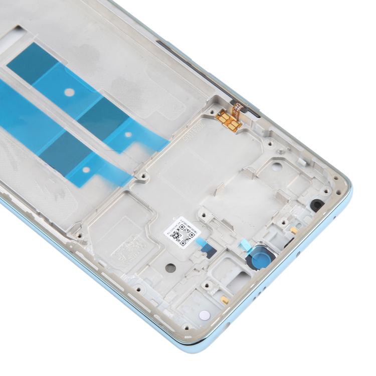For Xiaomi Redmi Note 14 Pro 4G Original Middle Frame Bezel Plate (Blue) - Frame Bezel Plate by buy2fix | Online Shopping UK | buy2fix