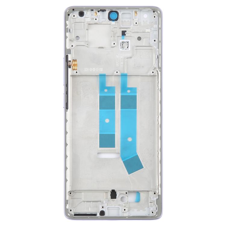 For Xiaomi Redmi Note 14 Pro 4G Original Middle Frame Bezel Plate (Purple) - Frame Bezel Plate by buy2fix | Online Shopping UK | buy2fix