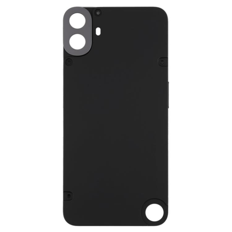 For Nothing CMF Phone 1 Plastic Battery Back Cover(Black) - For Nothing by buy2fix | Online Shopping UK | buy2fix