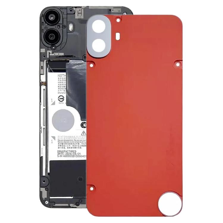 For Nothing CMF Phone 1 Plastic Battery Back Cover(Orange) - For Nothing by buy2fix | Online Shopping UK | buy2fix