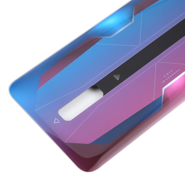 For ZTE nubia RedMagic 6 NX669J Glass Battery Back Cover(Aurora) - For ZTE by buy2fix | Online Shopping UK | buy2fix