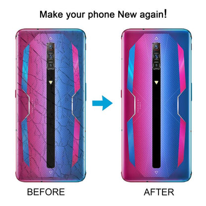 For ZTE nubia RedMagic 6 NX669J Glass Battery Back Cover(Aurora) - For ZTE by buy2fix | Online Shopping UK | buy2fix