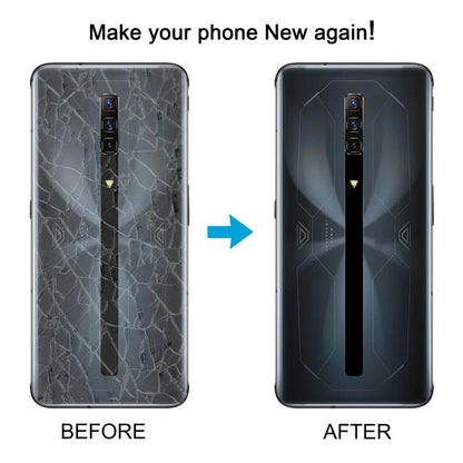 For ZTE nubia RedMagic 6S Pro Glass Battery Back Cover(Transparent) - For ZTE by buy2fix | Online Shopping UK | buy2fix