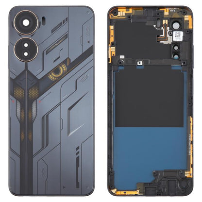 For ZTE nubia Neo 5G 8150N Plastic Battery Back Cover with Middle Frame / Camera Lens Cover(Black) - For ZTE by buy2fix | Online Shopping UK | buy2fix